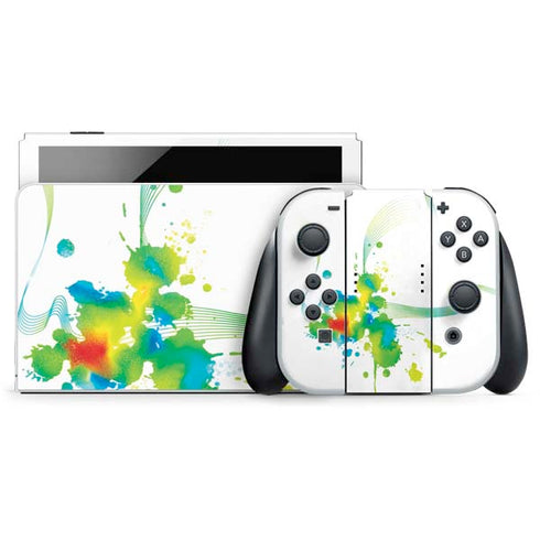Virescent Harmony Nintendo Switch OLED (2021) Skin